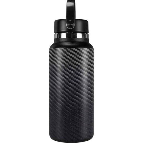 Black Carbon Fiber Specialty Texture Material Hydro Flask 32oz Wide Mouth Skin